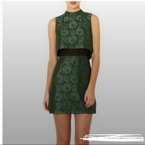 Top Shop Emerald Green Dress - Size 6